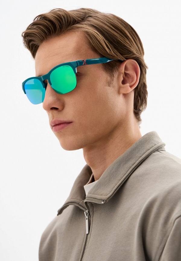 Купить Спортивные очки HILX Interloop Shiny Solid Green / Green Mirror Polarized Lens, hil05003-ilpgn4 7ft.ru в интернет магазине Семь Футов