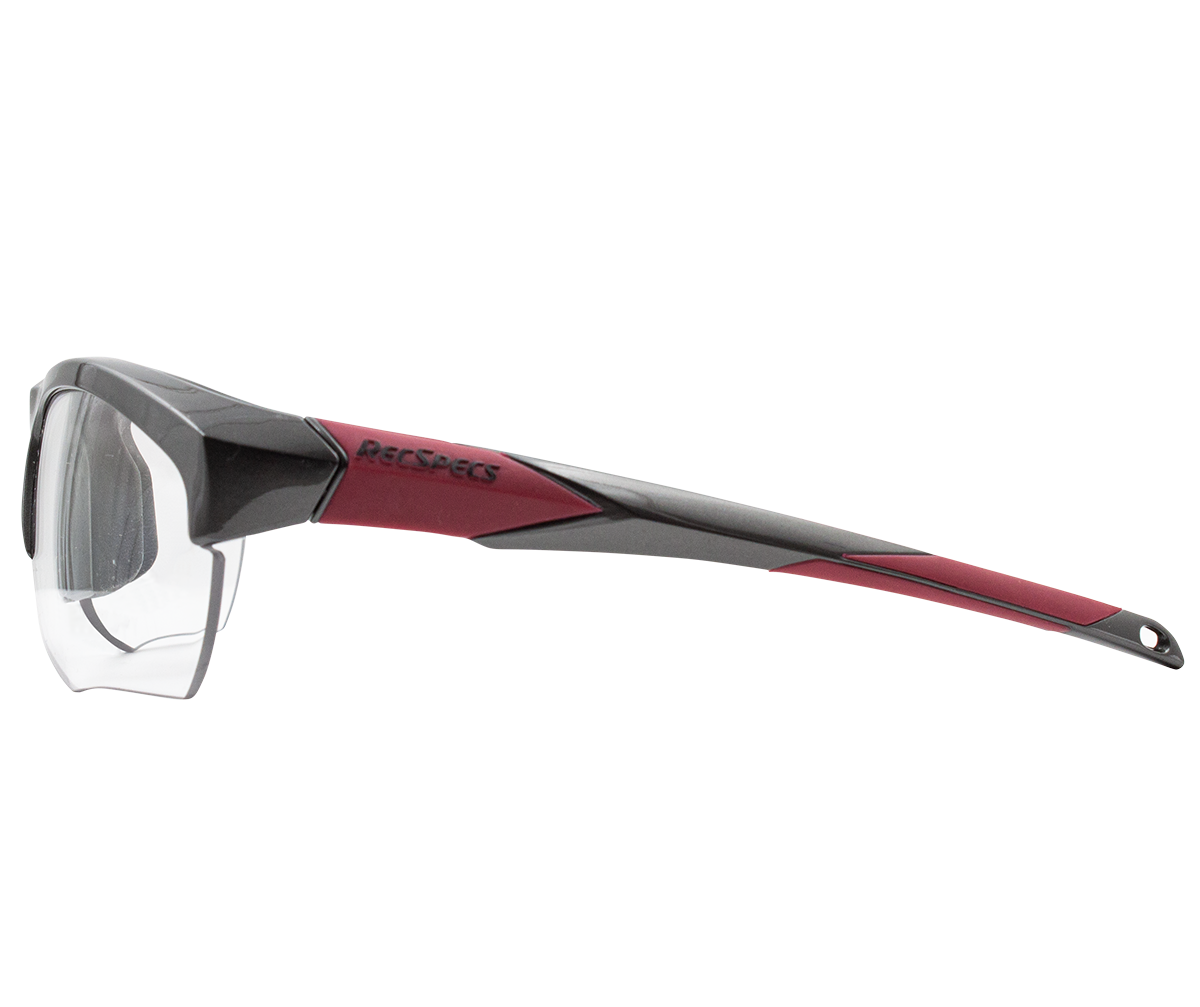 Купить Спортивные очки с диоптриями Rec Specs / Impact / Shiny Gunmetal Red, impactsgmr7019138c 7ft.ru в интернет магазине Семь Футов