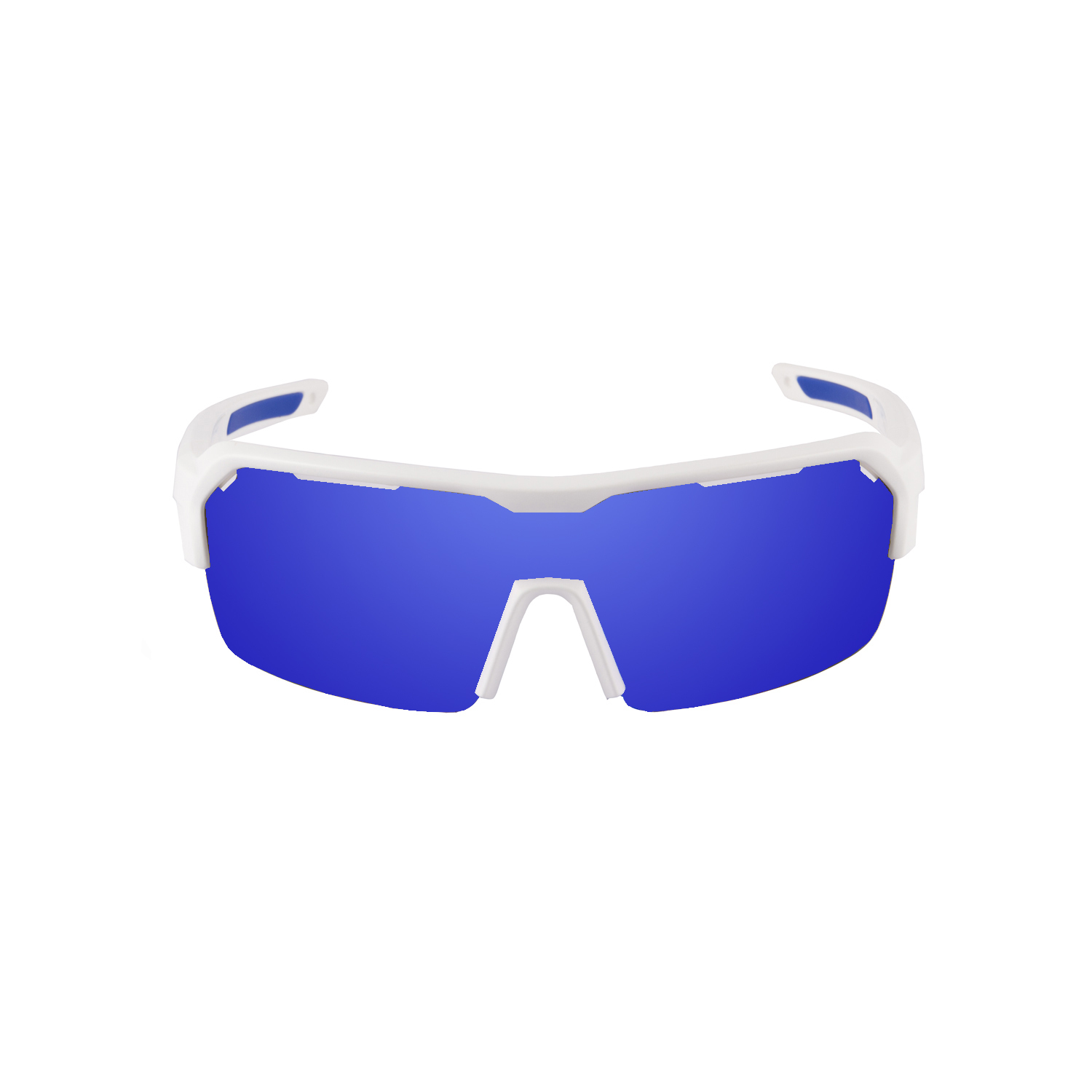 Купить Спортивные очки с диоптриями OCEAN Race Matt White / Revo Blue Polarized lenses, rx-687/3801.2x 7ft.ru в интернет магазине Семь Футов