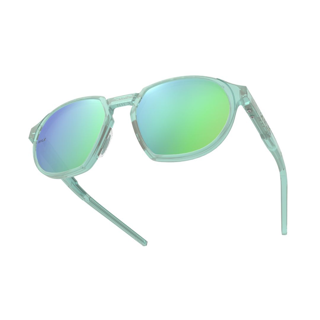 Купить Спортивные очки HILX Orion Matt Crystal Green / Green Mirror Polarized Lens, hor04703-orpgn16 7ft.ru в интернет магазине Семь Футов