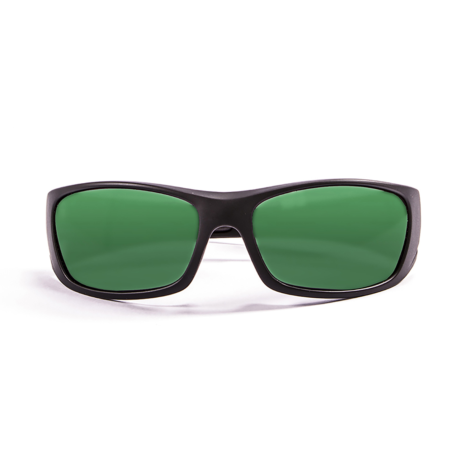 Купить Спортивные очки Ocean Bermuda Черные Матовые/Зеркально-зеленые линзы 7ft.ru в интернет магазине Семь Футов