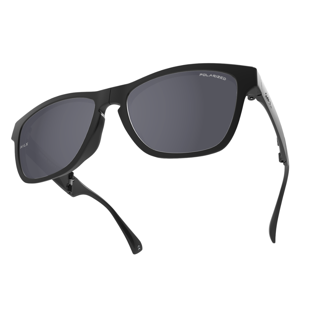 Купить Спортивные очки HILX Unfold Matt Carbon Black / Black Polarized Lens, huf01601-ufbk9 7ft.ru в интернет магазине Семь Футов