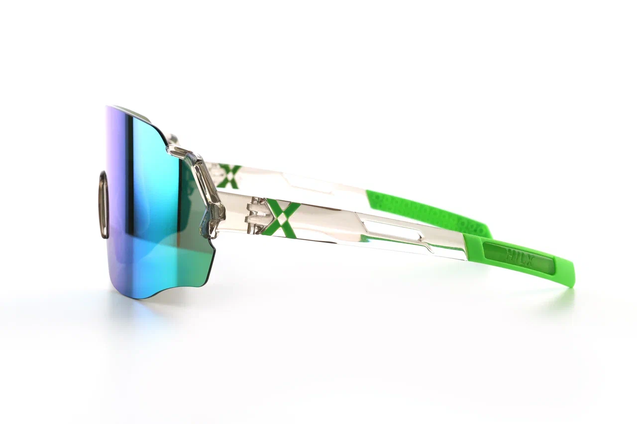 Купить Спортивные очки HILX Savage (L) Shiny Crystal Grey Green / Green Lens, hsa00417-sv4gn14 7ft.ru в интернет магазине Семь Футов
