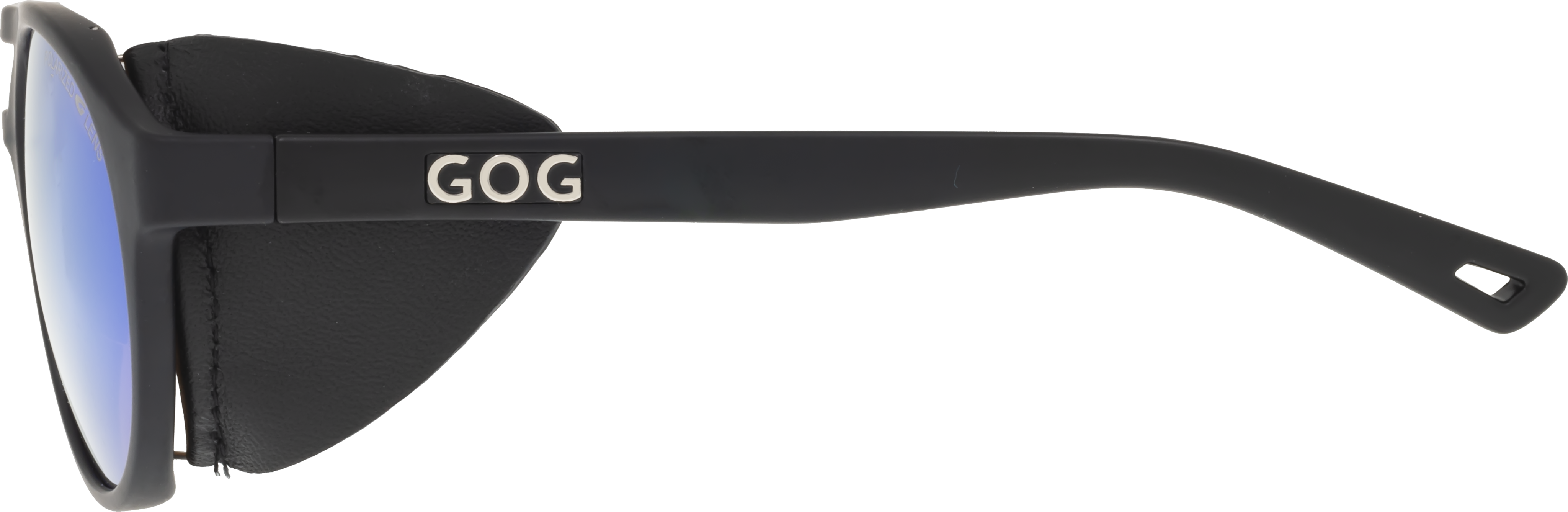 Купить Спортивные очки GOG Nanga / Matt Black / Polarized Reflex White-Blue, e410-2p 7ft.ru в интернет магазине Семь Футов