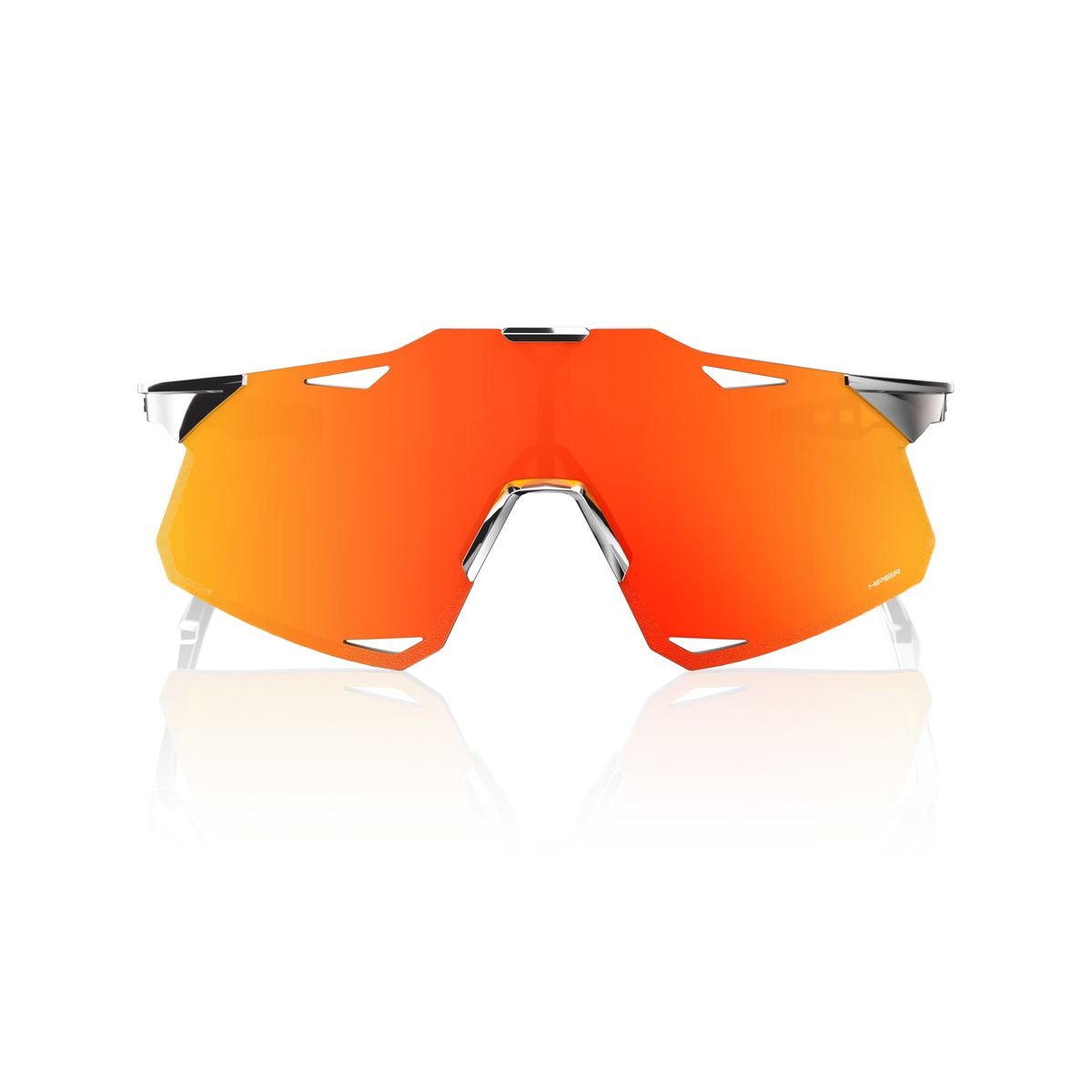 Купить Спортивные очки 100% HYPERCRAFT Black Chrome - HiPER Red Mirror Lens, 60000-00030 7ft.ru в интернет магазине Семь Футов