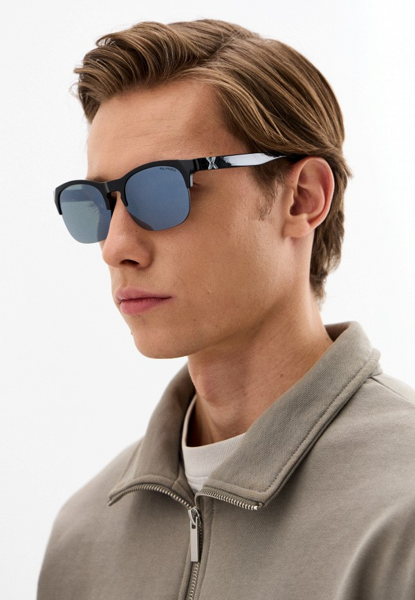 Купить Спортивные очки HILX Interloop Shiny Solid Black / Black Mirror Polarized Lens, hil05001-ilpbk13 7ft.ru в интернет магазине Семь Футов