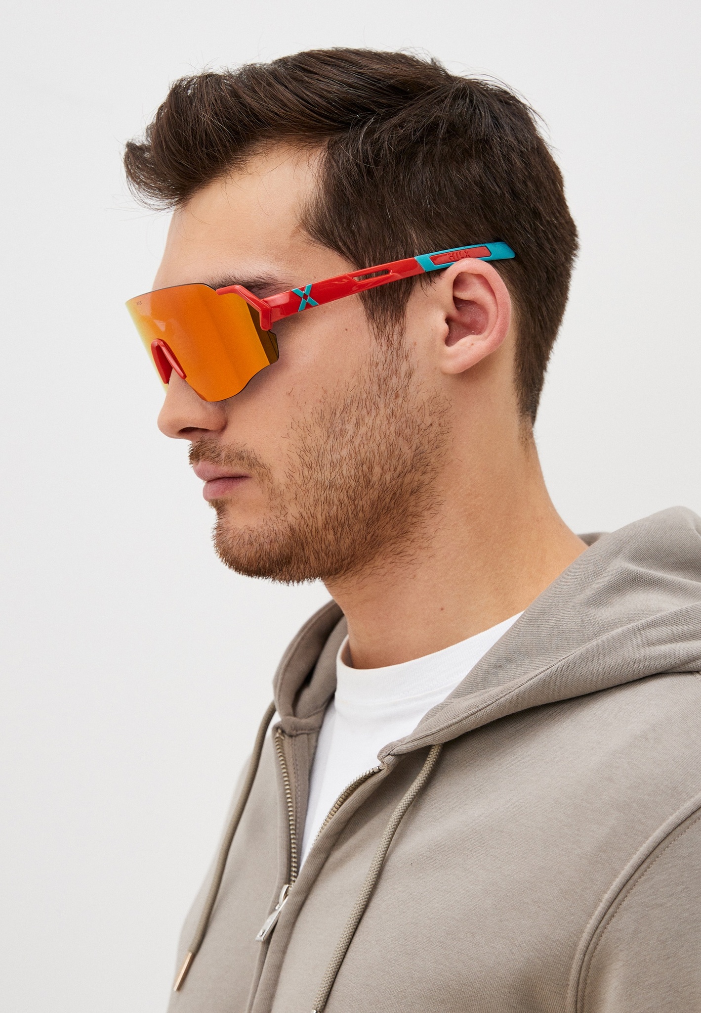 Купить Спортивные очки с диоптриями HILX Savage (L) / Shiny Red Blue / Red Lens, rx-562/hsa00403-sv4rd3 7ft.ru в интернет магазине Семь Футов