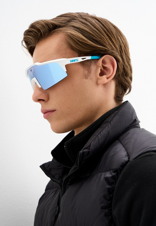 Купить Спортивные очки с диоптриями 100% Speedcraft SL / Movistar Team White / HiPER Blue Multilayer Mirror Lens, rx-056/60008-00009 7ft.ru в интернет магазине Семь Футов