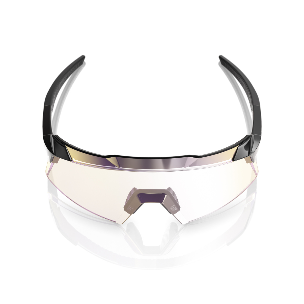 Купить Спортивные очки 100% AEROCRAFT Gloss Black - Purple Mirror Photochromic Lens, 60032-10019 7ft.ru в интернет магазине Семь Футов