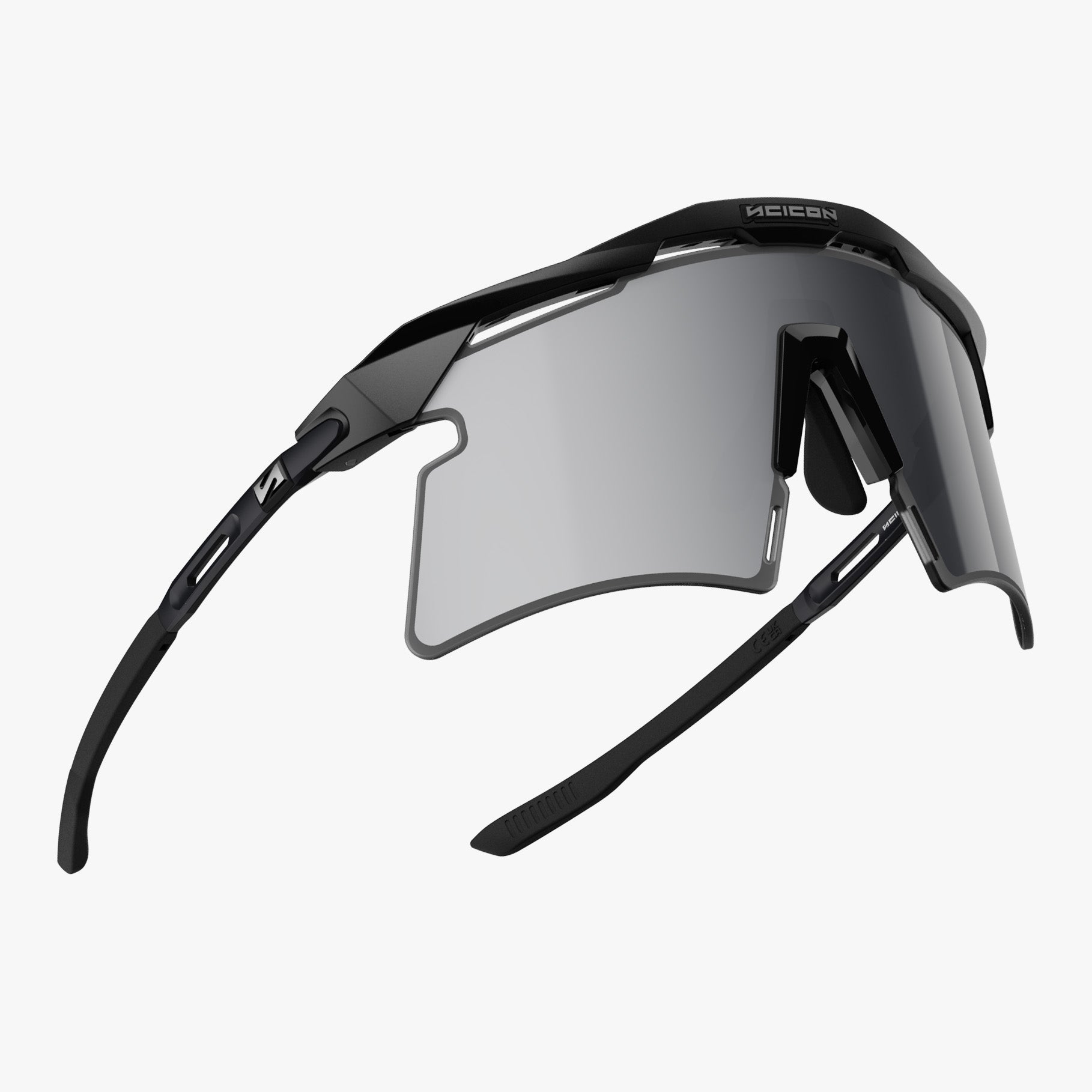 Купить Спортивные очки c диоптриями Scicon Aeroshade 2.0 Titanium Sunglasses Black Matt Multi Mirror Silver + Pink, rx-937/ey440801 7ft.ru в интернет магазине Семь Футов