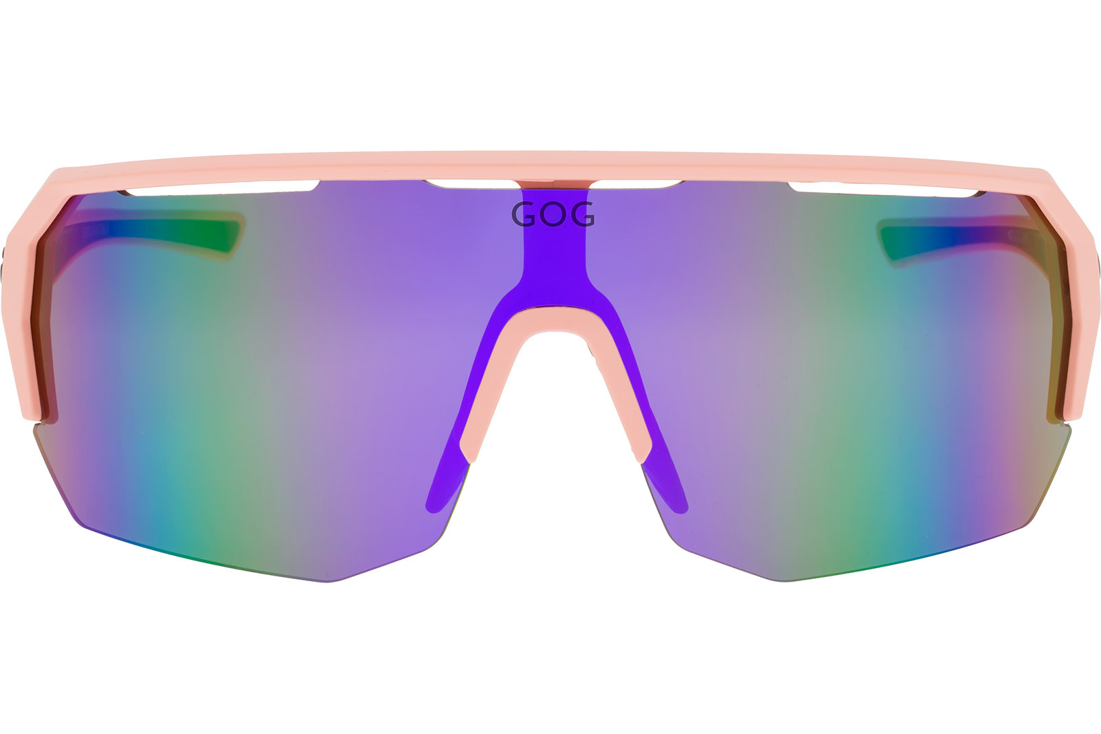 Купить Спортивные очки GOG Bragi / Matt Dusty Pink-Black / Purple Lens, e522-3 7ft.ru в интернет магазине Семь Футов