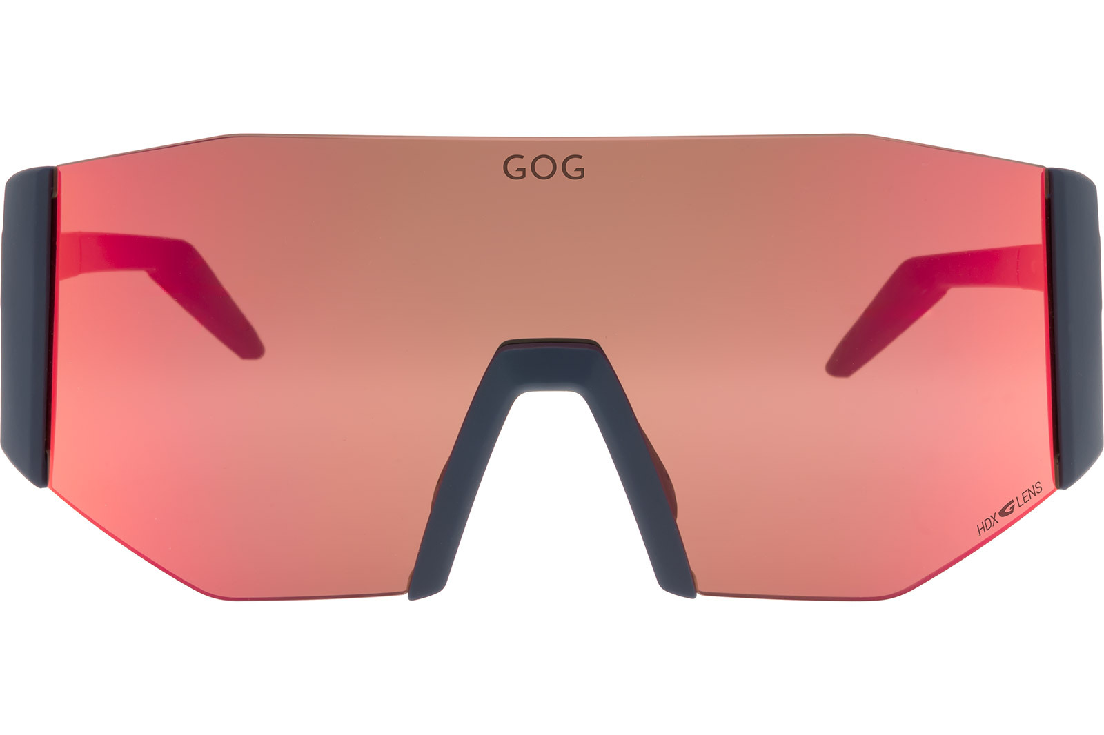 Купить Спортивные очки GOG Baldur / Matt Navy Blue-Black / Black-Red Lens, e533-2 7ft.ru в интернет магазине Семь Футов