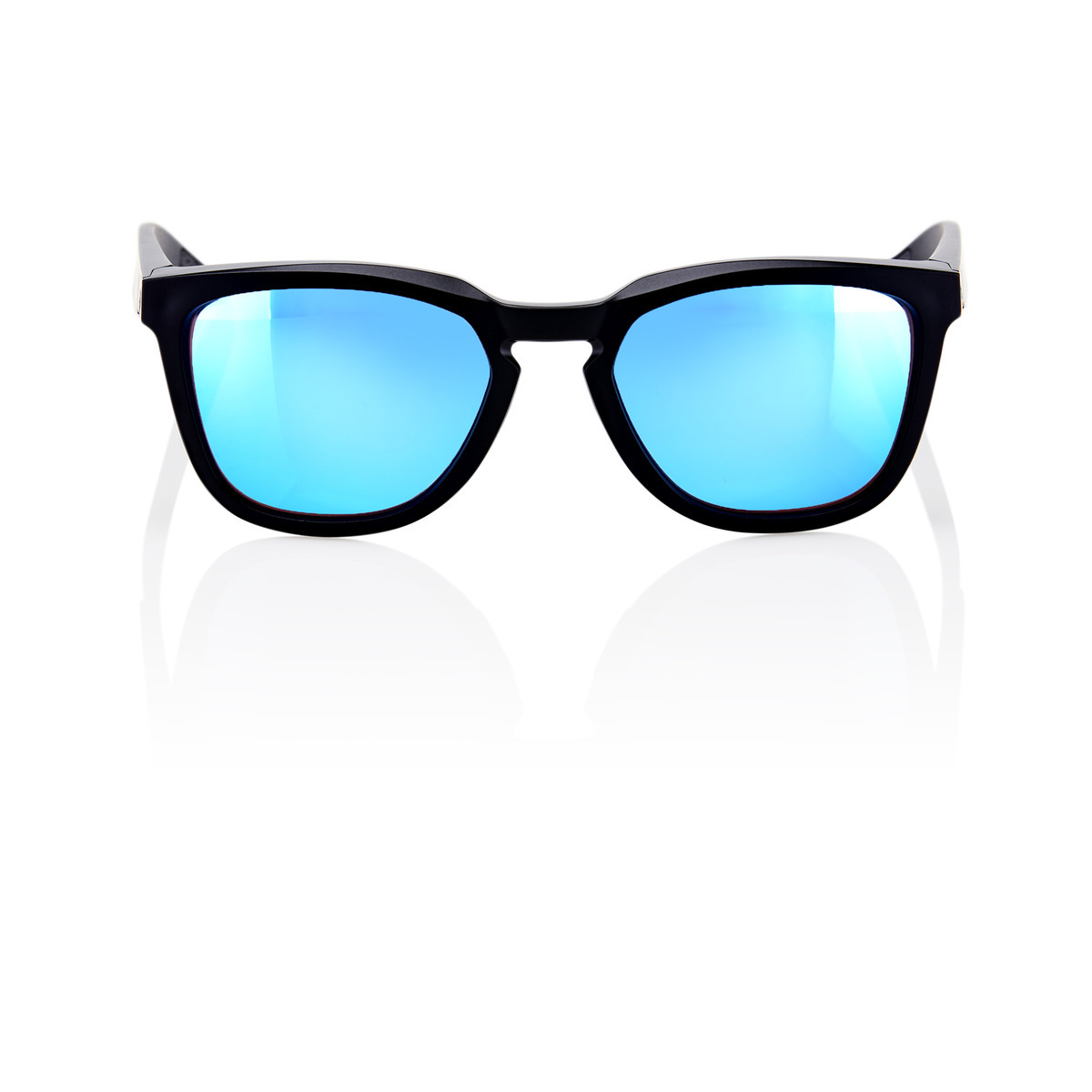 Купить Спортивные очки 100% HUDSON - Matte Black - HiPER Blue Multilayer Mirror Lens, 61028-019-75 7ft.ru в интернет магазине Семь Футов