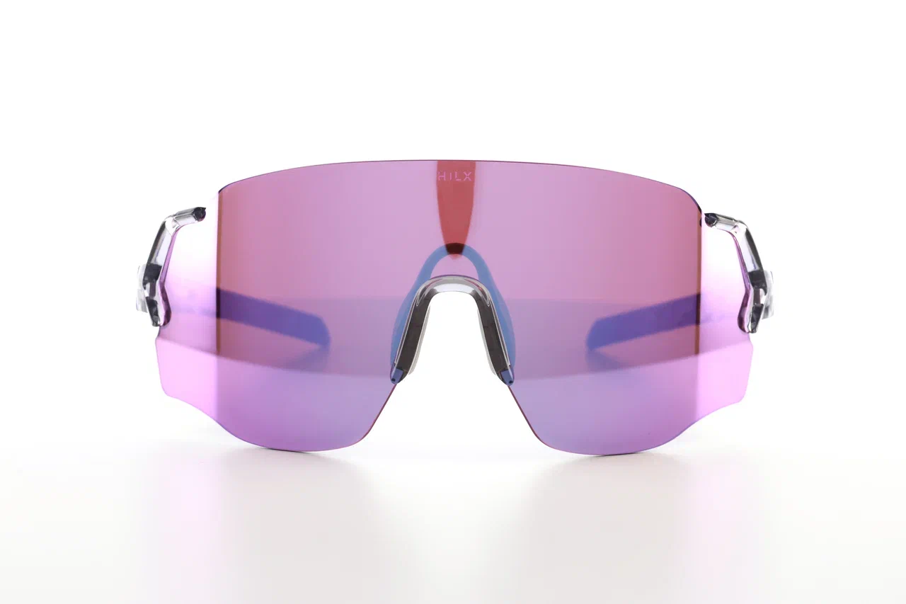 Купить Спортивные очки HILX Savage (L) Shiny Crystal Grey Purple / Purple Lens, hsa00416-sv4pr15 7ft.ru в интернет магазине Семь Футов