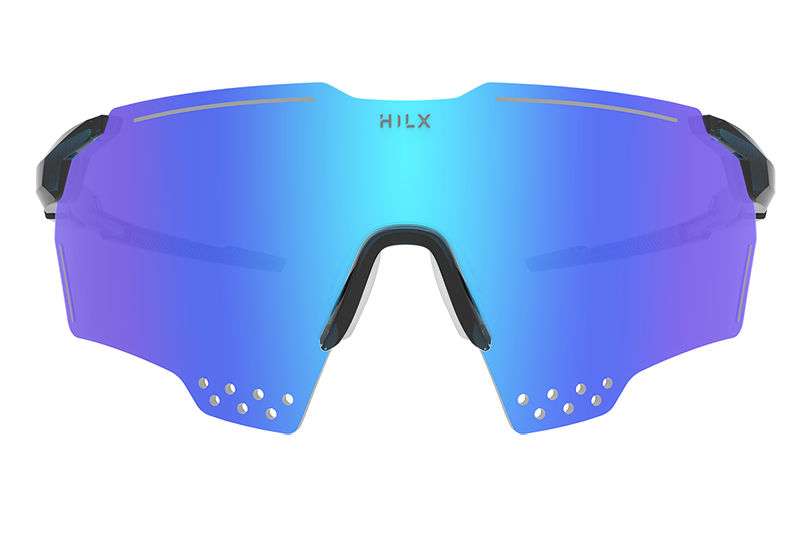 Купить Спортивные очки с диоптриями HILX Gladiator (L) / Shiny Crystal Dark Green / Blue Mirror Lens, rx-555/hgd04905-gd4bl5 7ft.ru в интернет магазине Семь Футов