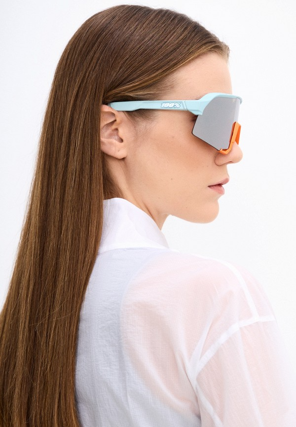 Купить Спортивные очки с диоптриями 100% S3 / Soft Tact Two Tone / HiPER Silver Mirror Lens, rx-056/60005-00003 7ft.ru в интернет магазине Семь Футов