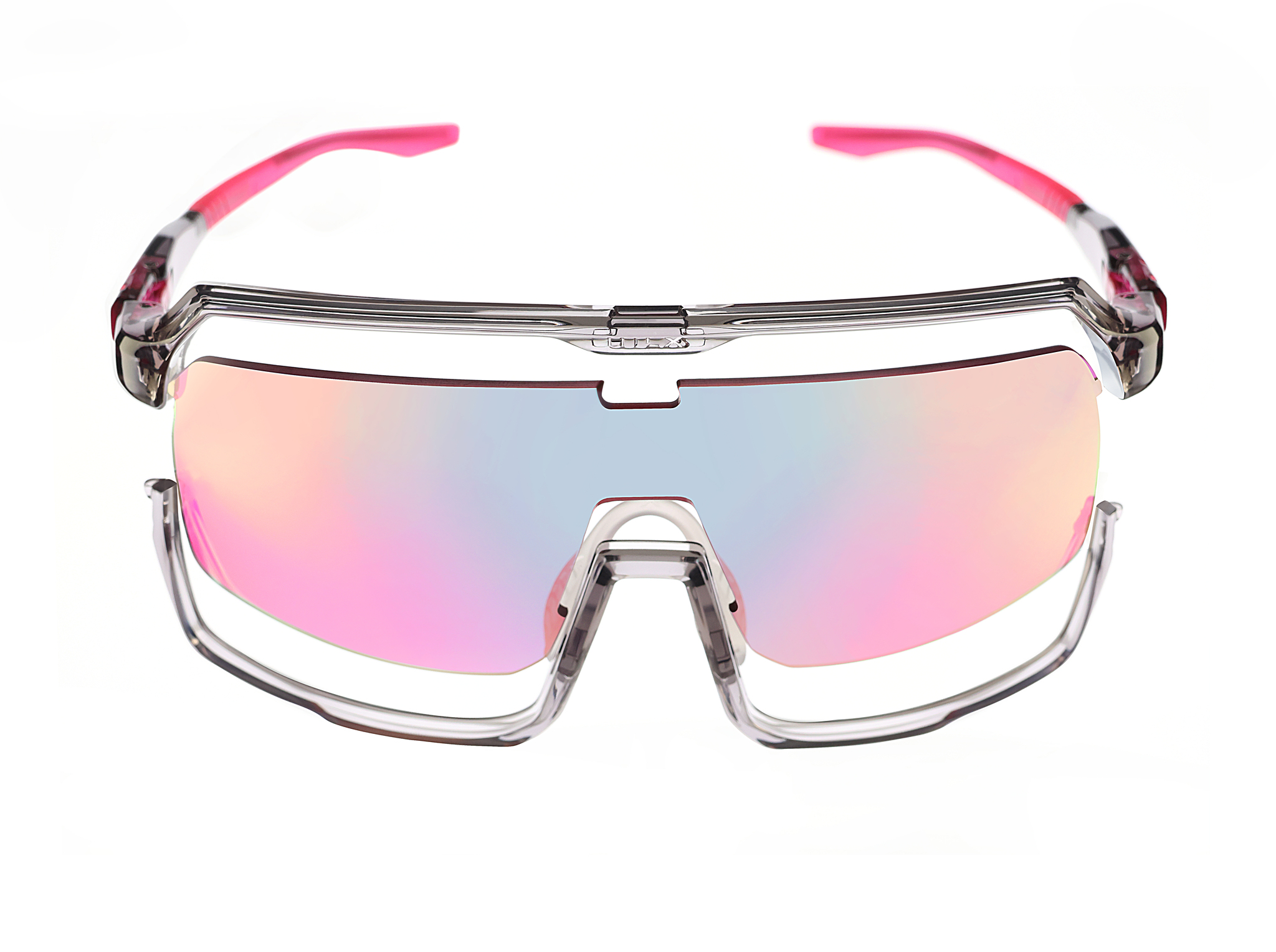 Купить Спортивные очки HILX Inferno Shiny Crystal Light Grey / Pink Lens, hif06101-ifpk1 7ft.ru в интернет магазине Семь Футов