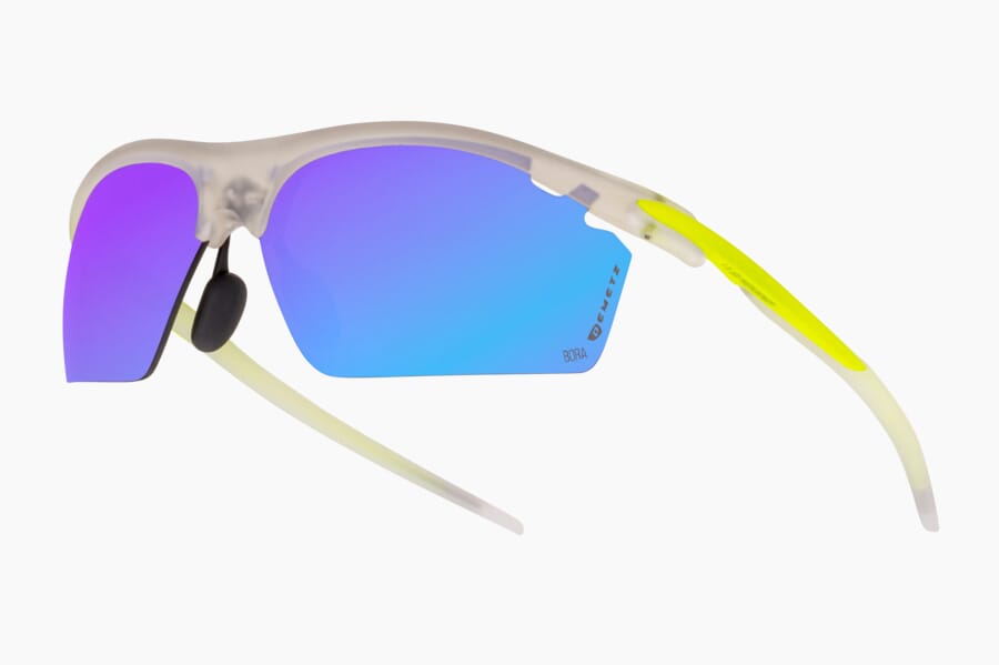 Купить Спортивные очки с диоптриями Demetz Lazer-Run / Matte Crystal / Fluorescent Yellow V. Brun Miroir Bleu Cat.3, rx-011/lazerrunr7691bf64 7ft.ru в интернет магазине Семь Футов
