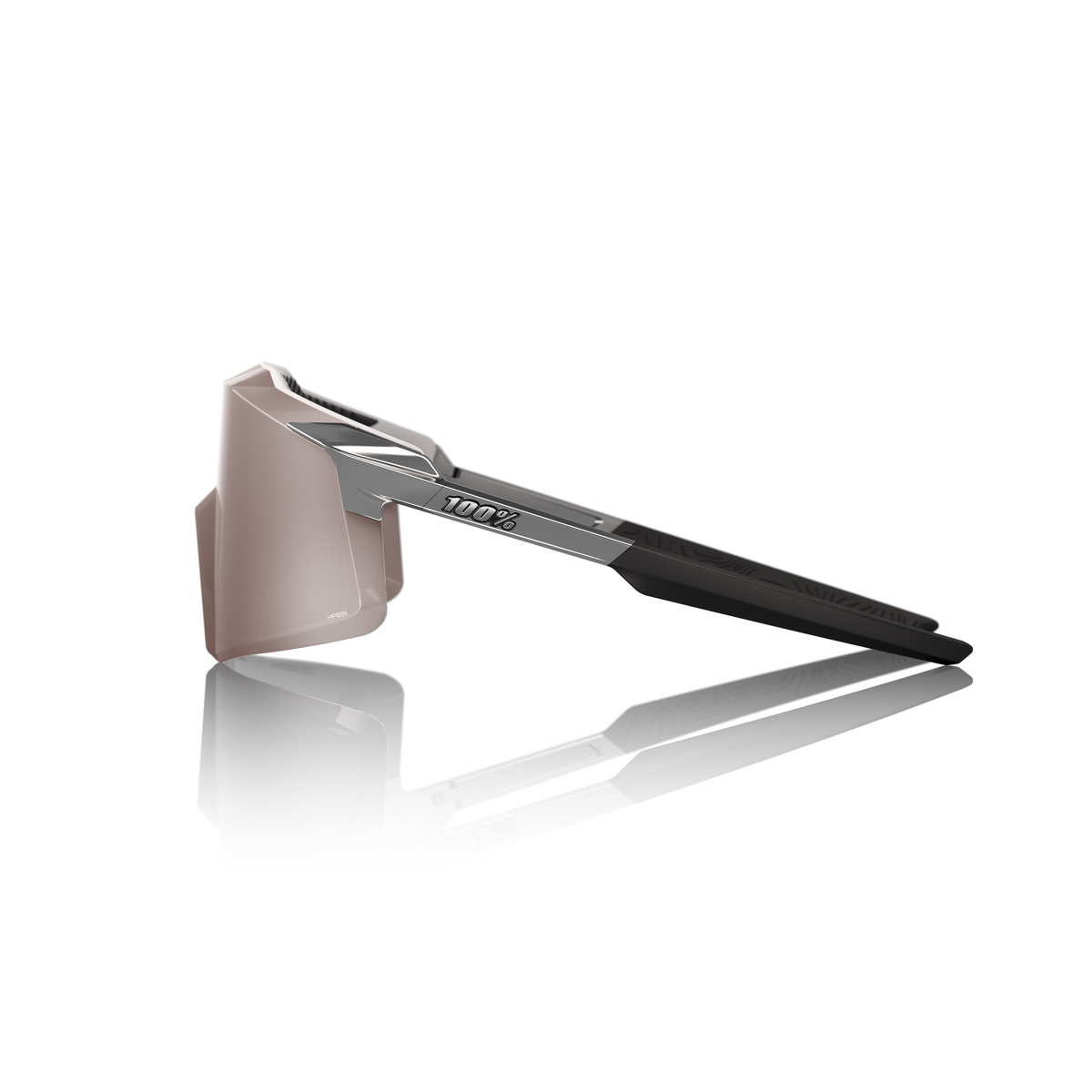 Купить Спортивные очки 100% AEROCRAFT Gloss Black Chrome - HiPER Silver Mirror Lens, 60032-00015 7ft.ru в интернет магазине Семь Футов