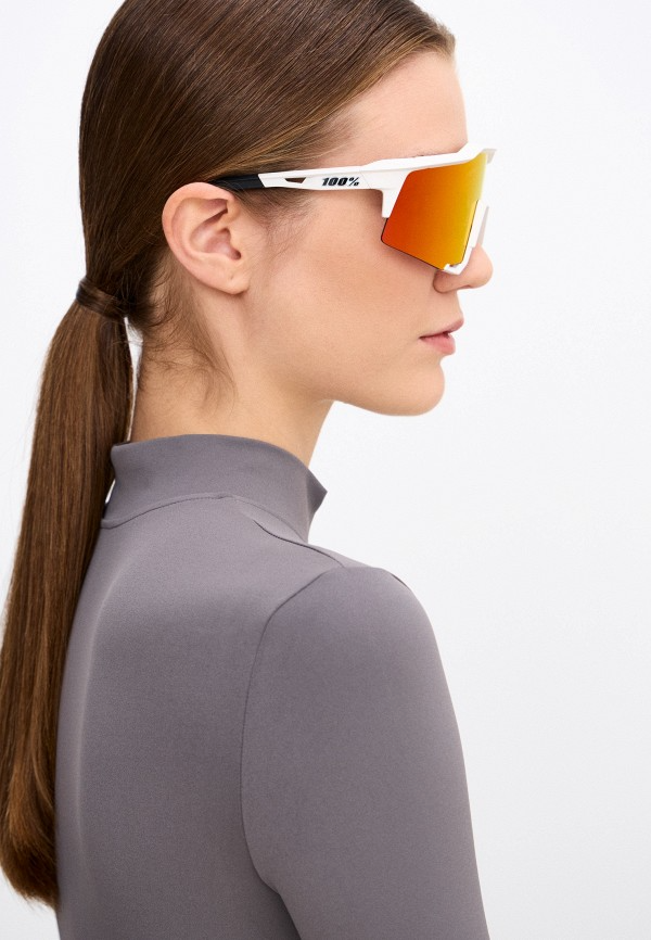 Купить Спортивные очки с диоптриями 100% Speedcraft / Soft Tact Off White / HiPER Red Multilayer Mirror Lens, rx-056/60007-00009 7ft.ru в интернет магазине Семь Футов