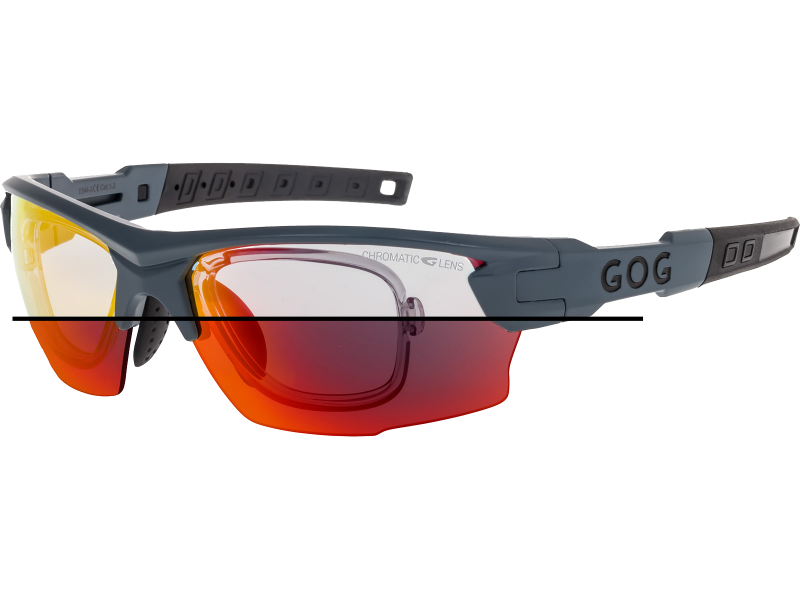 Купить Спортивные очки GOG Steno C / Matt Grey-Black / Photochromic Red Lens, e544-3cr 7ft.ru в интернет магазине Семь Футов