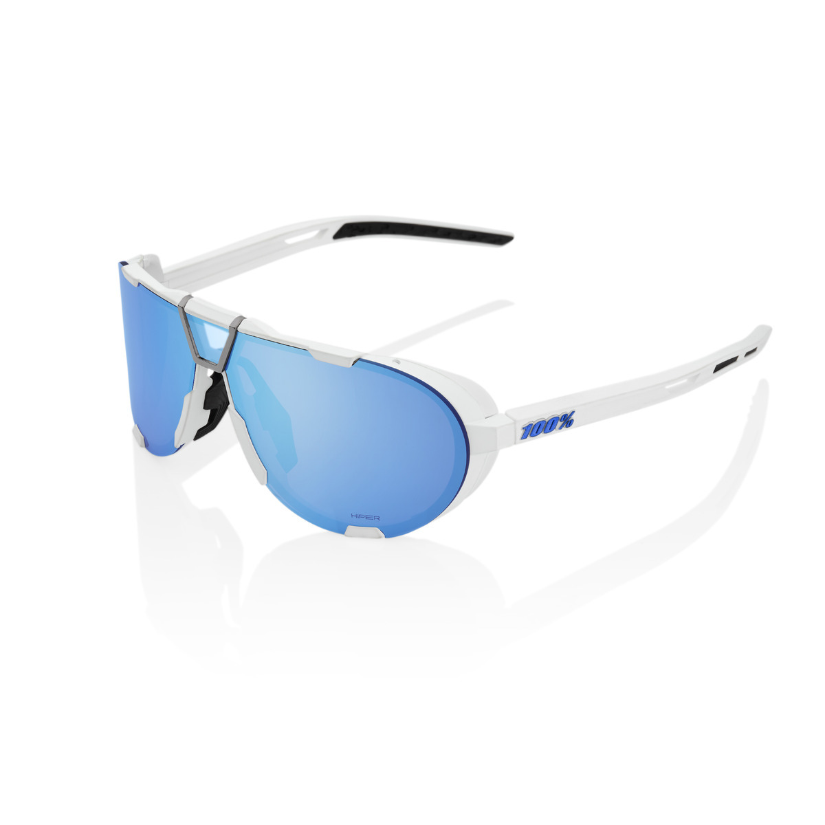 Купить Спортивные очки 100% Westcraft / Soft Tact White / HiPER Blue Multilayer Mirror Lens, 61046-407-01 7ft.ru в интернет магазине Семь Футов