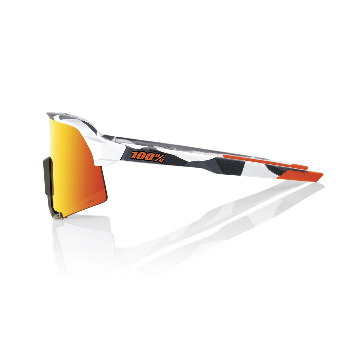 Купить Спортивные очки 100% S3 - Soft Tact Grey Camo - HiPER Red Multilayer Mirror Lens, 60005-00001 7ft.ru в интернет магазине Семь Футов