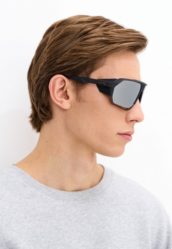 Купить Спортивные очки с диоптриями 100% Norvik / Soft Tact Crystal Black / HiPER Crimson Silver Mirror Lens, rx-018/60031-00001 7ft.ru в интернет магазине Семь Футов