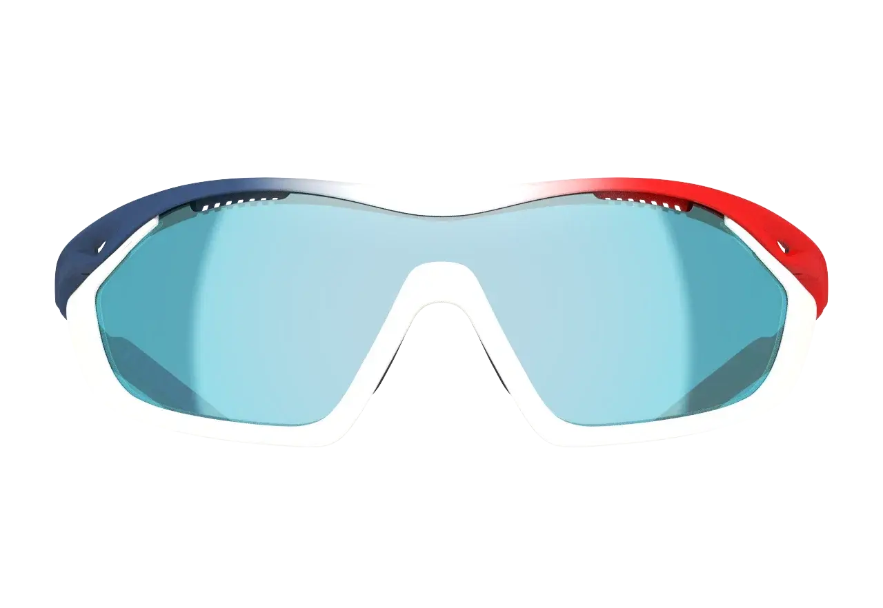 Купить Спортивные очки с диоптриями 720armour Analog Pro / Matte Dark Grey Blue / Matte Neon Red Orange / Matte White Gasket / Smoke Full Blue White Lens, rx-234/b355g-9 7ft.ru в интернет магазине Семь Футов