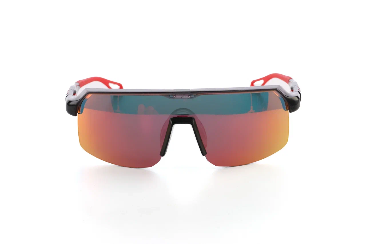 Купить Спортивные очки с диоптриями HILX Inferno Shiny Crystal Dark Grey / Red Lens, rx-562/hif06103-ifrd4 7ft.ru в интернет магазине Семь Футов