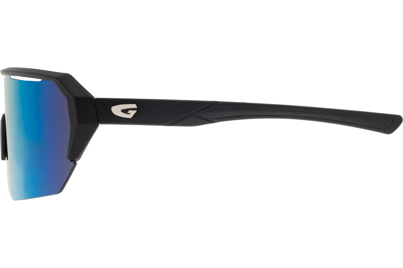 Купить Спортивные очки GOG Bragi / Matt Black / White-Blue Lens, e522-1 7ft.ru в интернет магазине Семь Футов