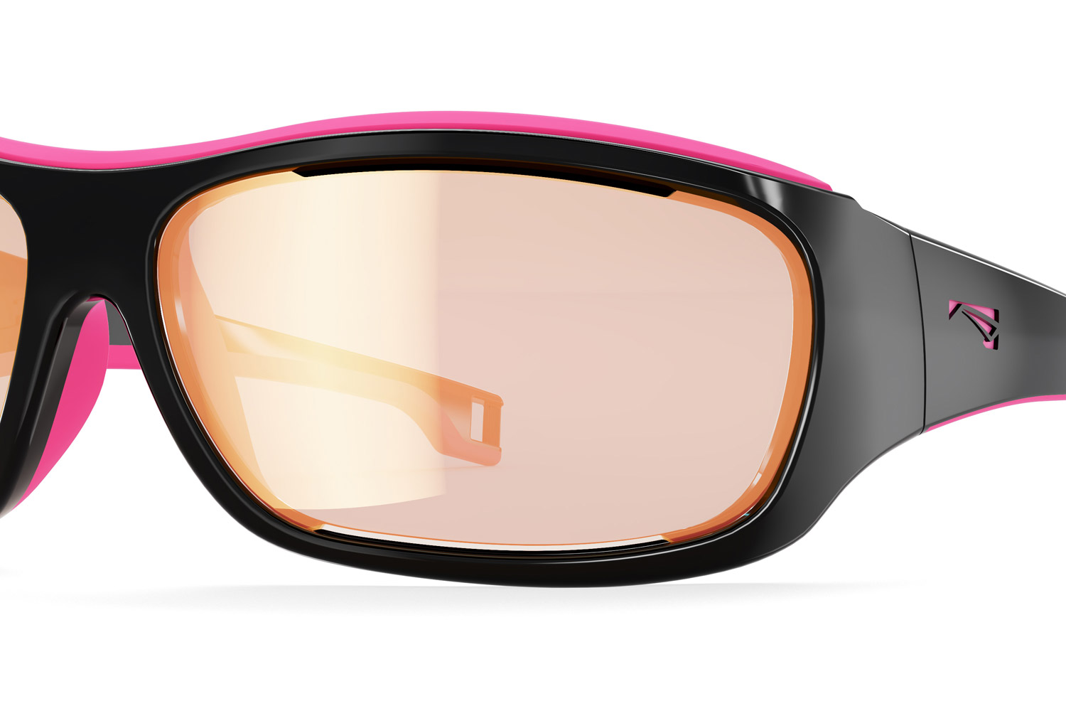 Купить Спортивные очки LiP Tide / Gloss Black - Pink Rubber / PC Photochromic / ecLiPse Series ML Red Brown, 3188 7ft.ru в интернет магазине Семь Футов