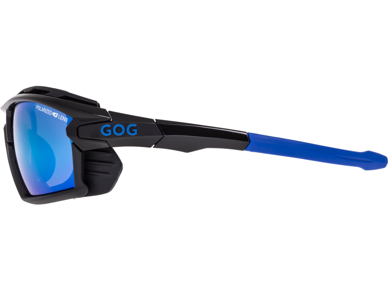 Купить Спортивные очки GOG Glaze / Black-Blue / Polarized White-Blue Lens, e357-3p 7ft.ru в интернет магазине Семь Футов