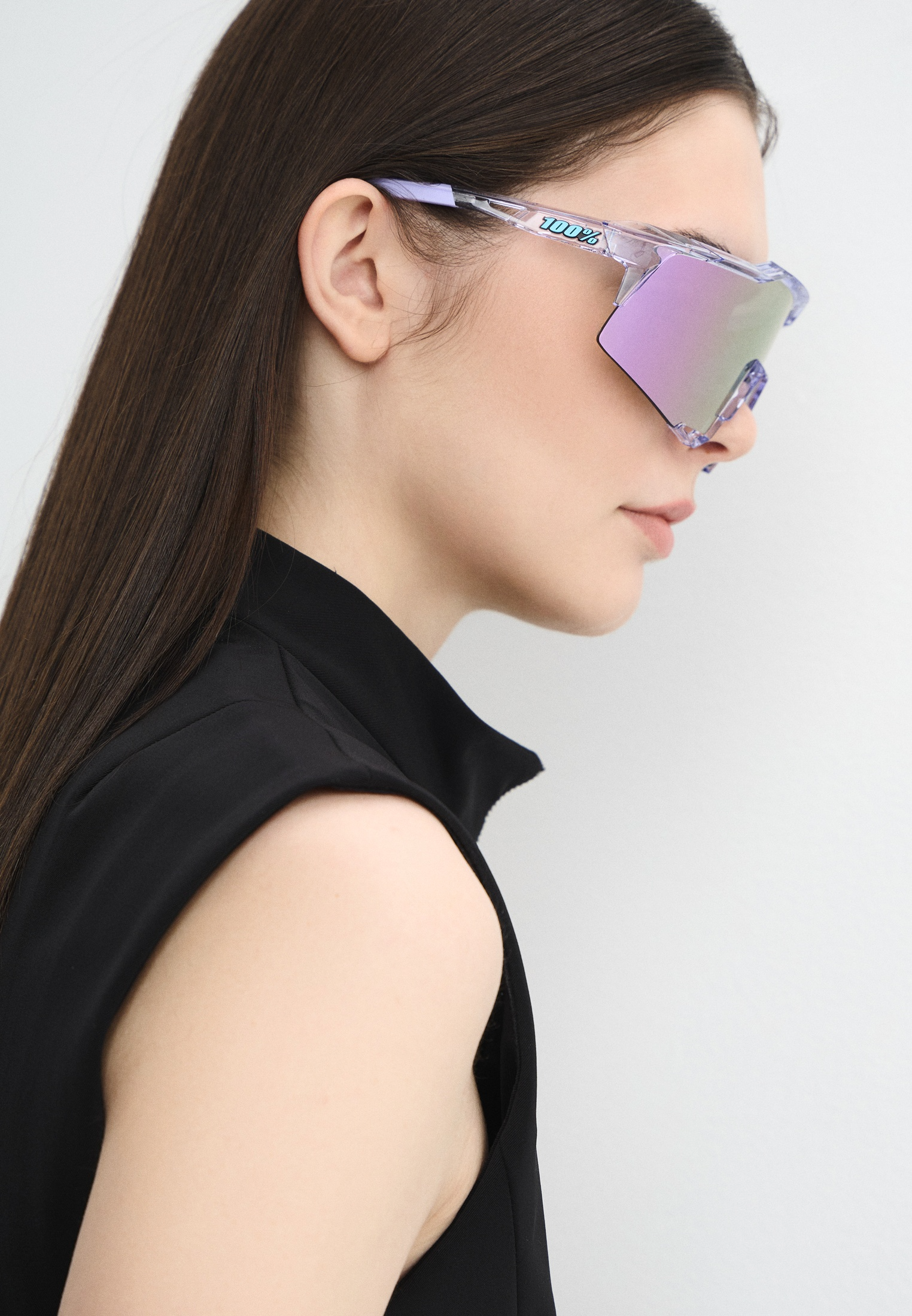 Купить Спортивные очки с диоптриями 100% SPEEDCRAFT Polished Translucent Lavender - HiPER Lavender Mirror Lens, rx-056/60007-00005 7ft.ru в интернет магазине Семь Футов