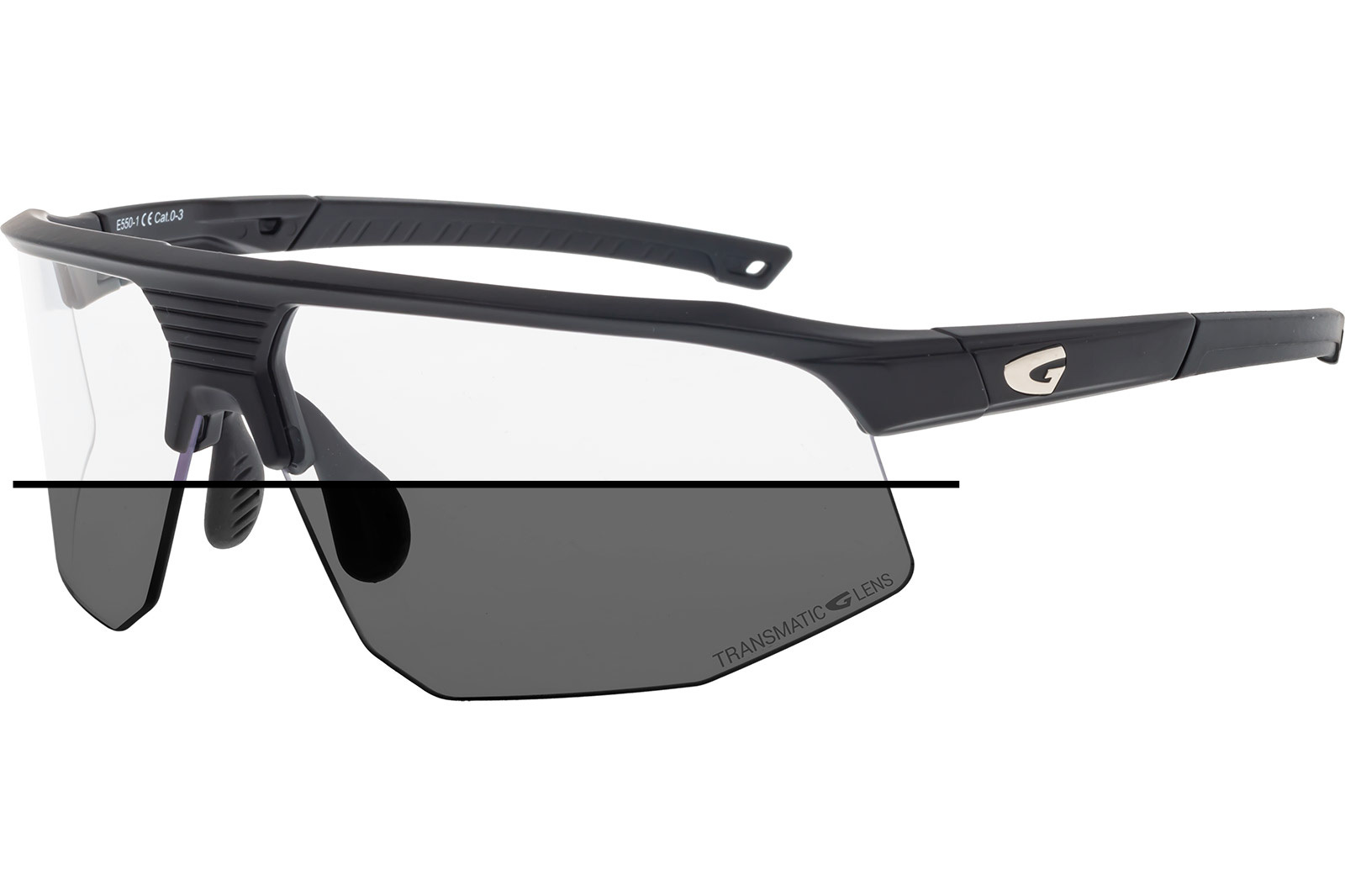 Купить Спортивные очки GOG Kilo / Matt Black / Photochromic Clear-Smoke Lens, e550-1t 7ft.ru в интернет магазине Семь Футов