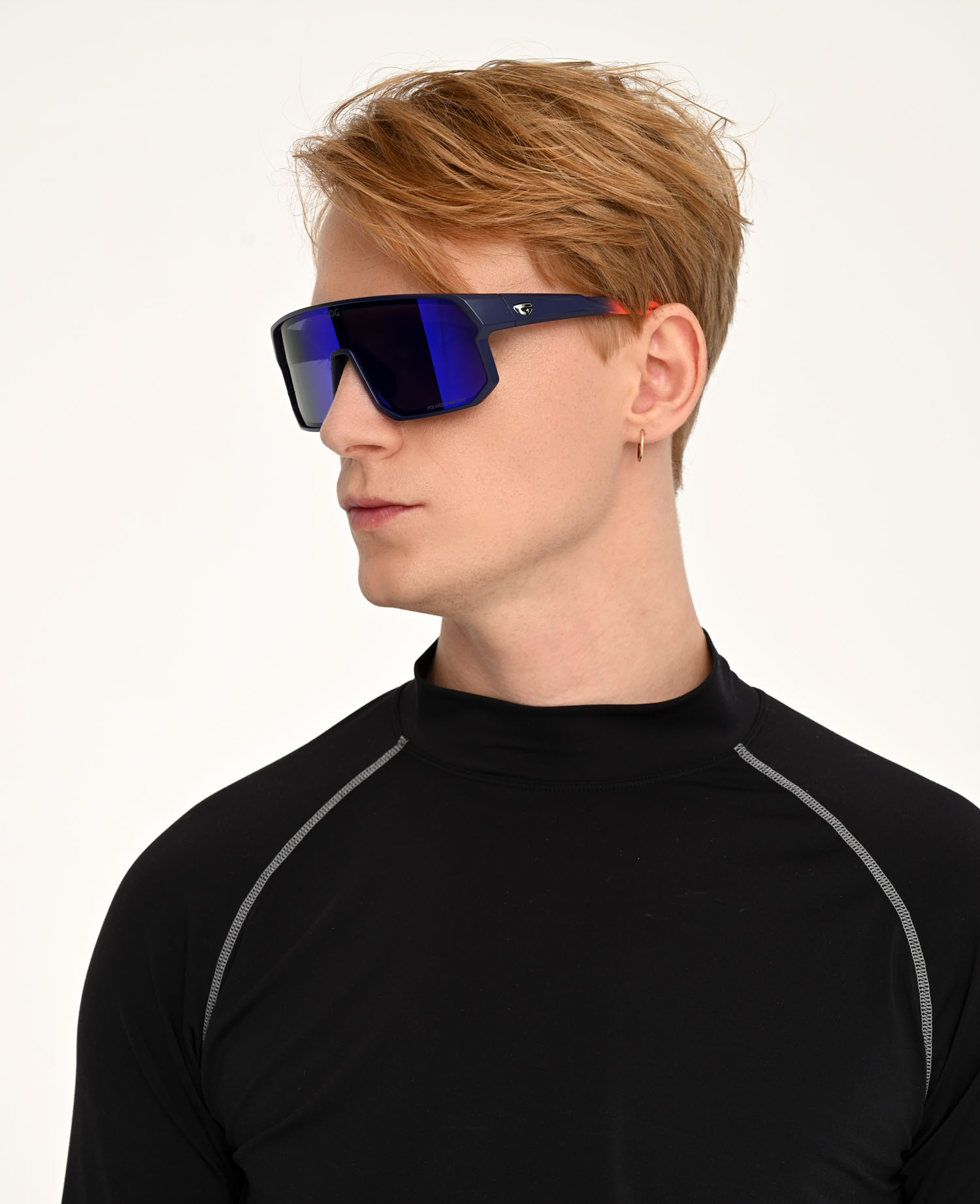 Купить Спортивные очки GOG Vidar / Matt Navy Blue/Orange / Polarized Reflex Blue, e518-4p 7ft.ru в интернет магазине Семь Футов