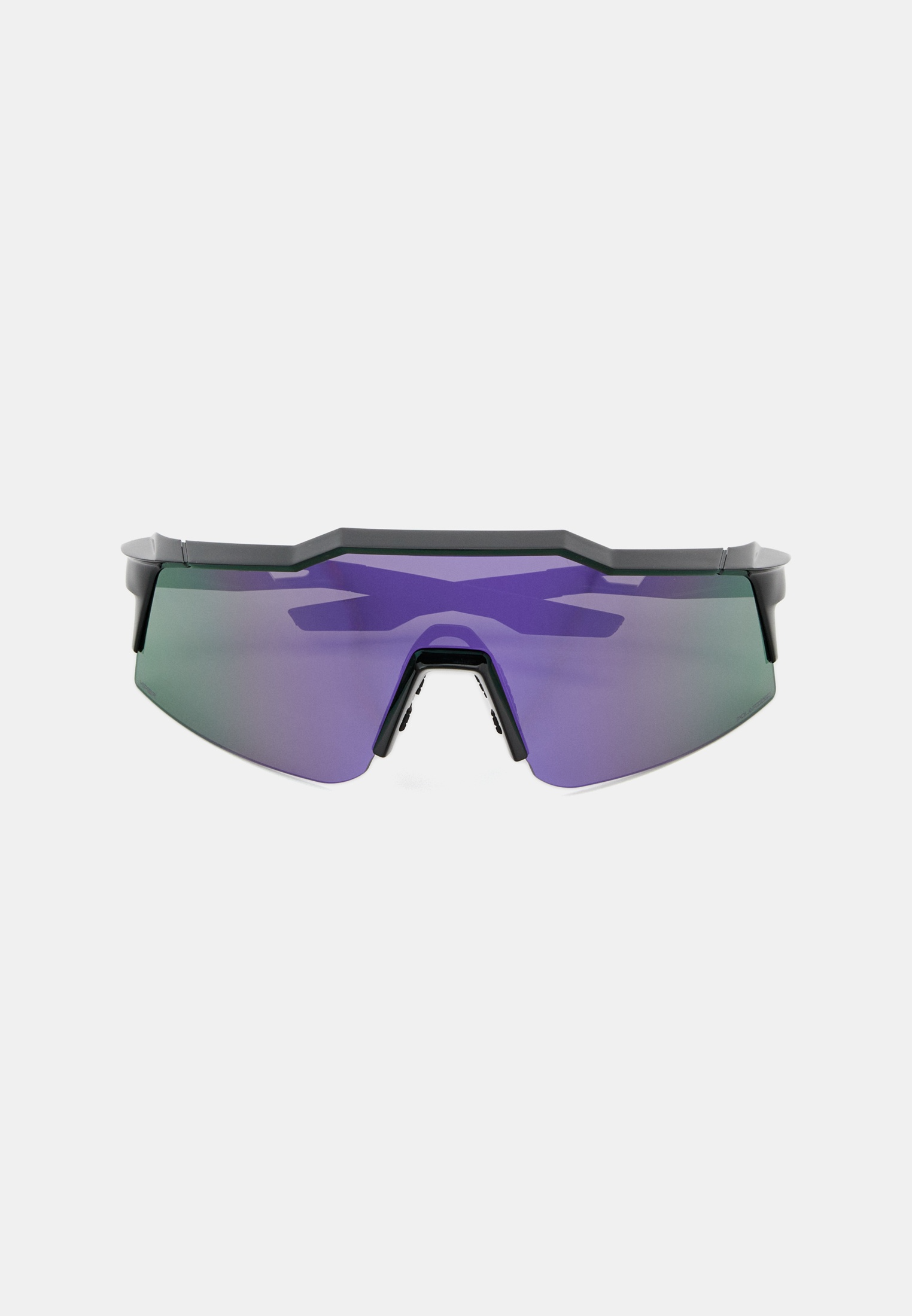 Купить Спортивные очки с диоптриями 100% SPEEDCRAFT SL Polished Black - HiPER Lavender Mirror Polarized Lens, rx-056/60008-00025 7ft.ru в интернет магазине Семь Футов