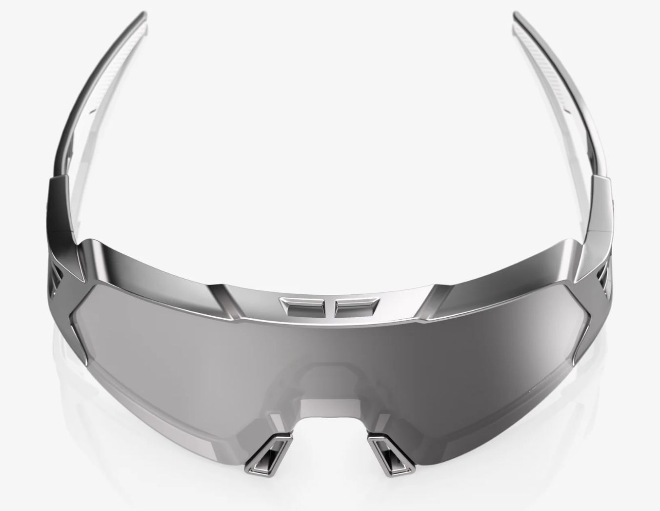 Купить Спортивные очки 100% KORBIN X Gloss Black Chrome - HiPER Silver Mirror Lens, 60064-00001 7ft.ru в интернет магазине Семь Футов
