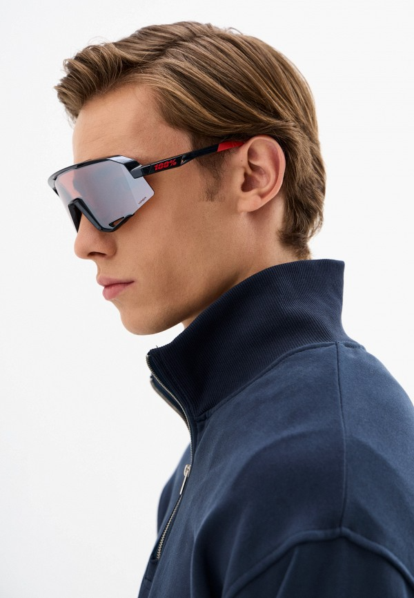 Купить Спортивные очки с диоптриями 100% Slendale / Gloss Carbon Fiber / HiPER Crimson Silver Mirror, rx-018/60057-00001 7ft.ru в интернет магазине Семь Футов