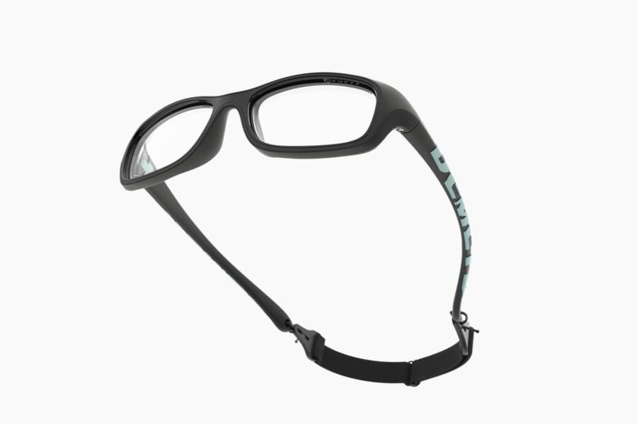 Купить Спортивные очки с диоптриями Demetz Softness R / Black / Light Mint Colorless Cat.0, softness514948 7ft.ru в интернет магазине Семь Футов