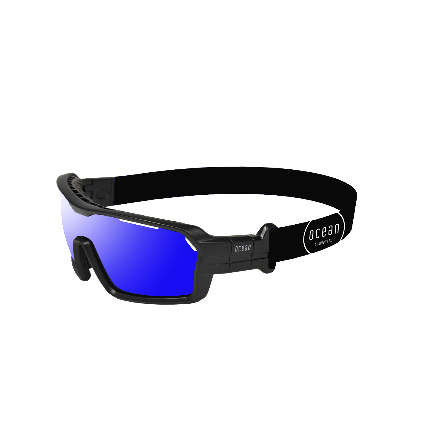 Купить Спортивные очки с диоптриями OCEAN Chameleon Matt Black / Revo Blue Polarized lenses, rx-687/3701.0 7ft.ru в интернет магазине Семь Футов