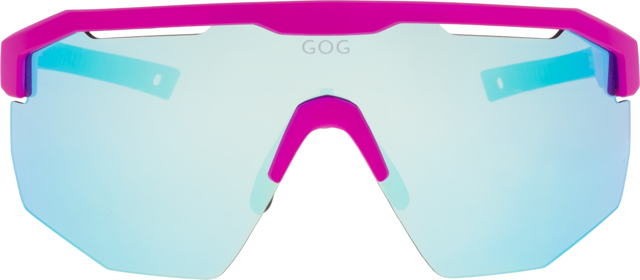 Купить Спортивные очки GOG Argo / Matt Neon Pink-Black / White-Blue Lens, e506-2 7ft.ru в интернет магазине Семь Футов
