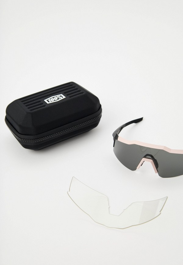 Купить Спортивные очки с диоптриями 100% Speedcraft SL / Soft Tact Desert Pink / Smoke Lens, rx-056/60008-00018 7ft.ru в интернет магазине Семь Футов
