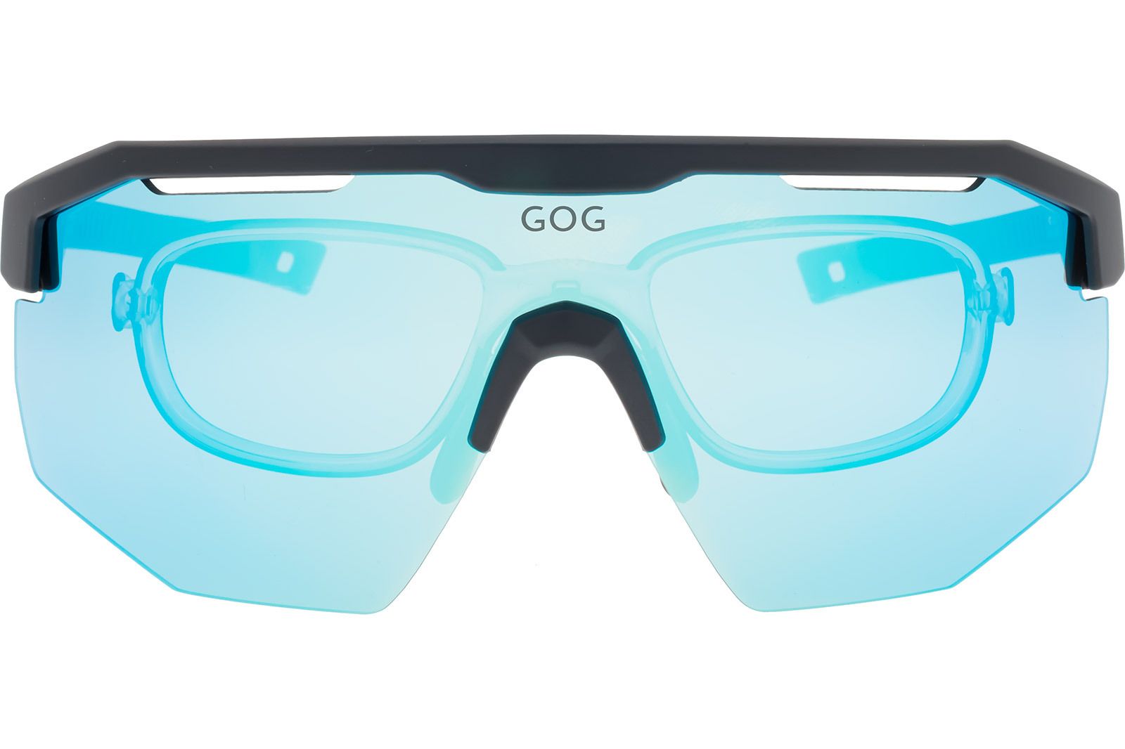 Купить Спортивные очки с диоптриями GOG Argo / Matt Metallic Navy Blue-Black  / White-Blue Lens, rx-023/e506-4 7ft.ru в интернет магазине Семь Футов