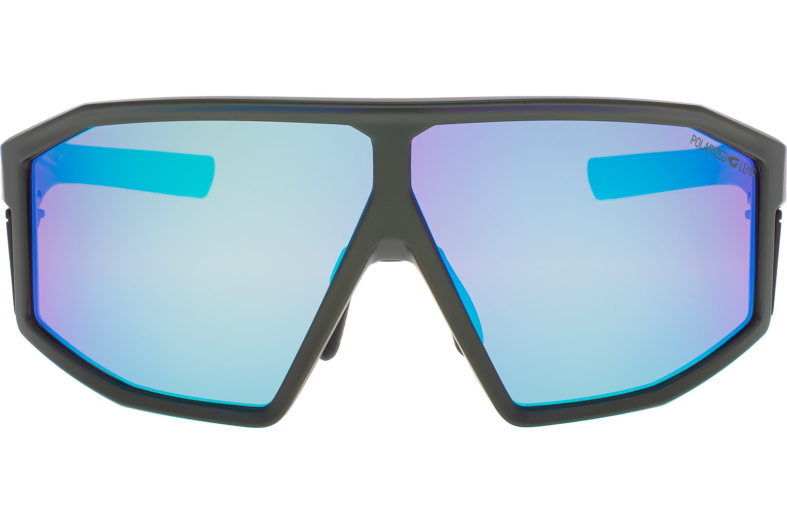 Купить Спортивные очки с диоптриями GOG Lhotse / Matt Metallic Green/Black / Reflex White-Blue, rx-023/e491-2p 7ft.ru в интернет магазине Семь Футов