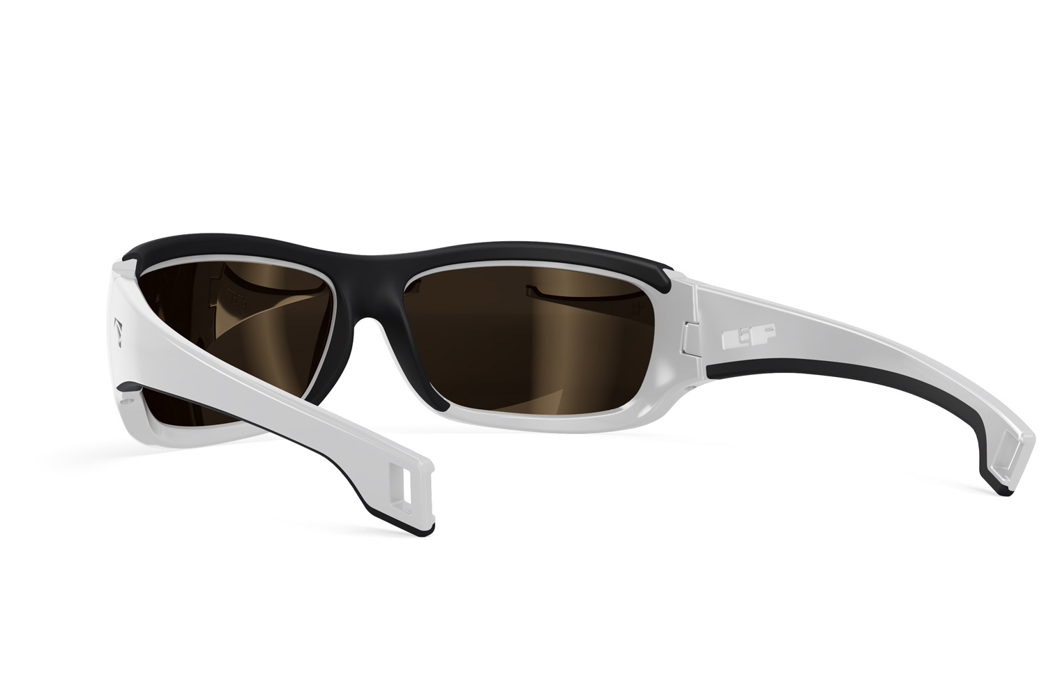 Купить Спортивные очки LiP Tide / Stone White - Black / PC Polarized / Levante Series Chroma Brown, 3201 7ft.ru в интернет магазине Семь Футов