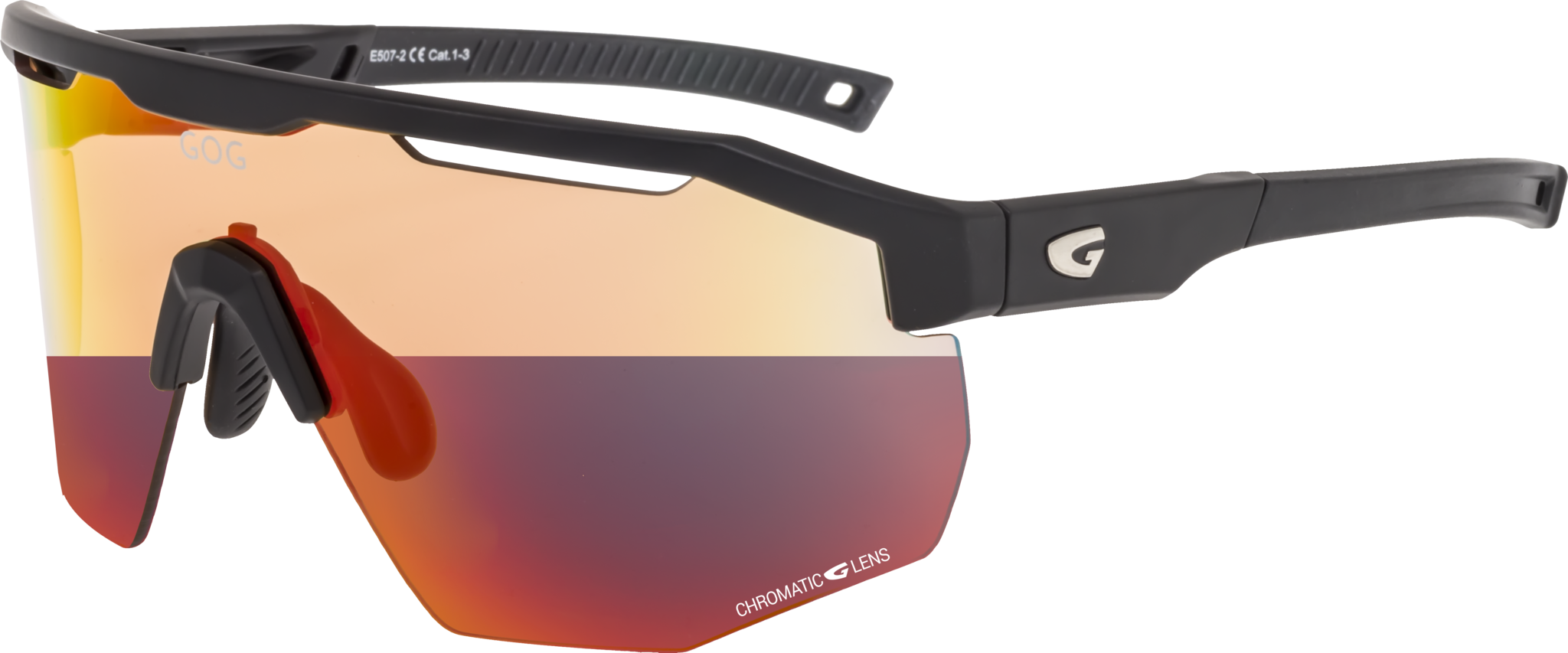 Купить Спортивные очки GOG Argo С / Matt Black / Photochromic Red Lens, e507-2c 7ft.ru в интернет магазине Семь Футов