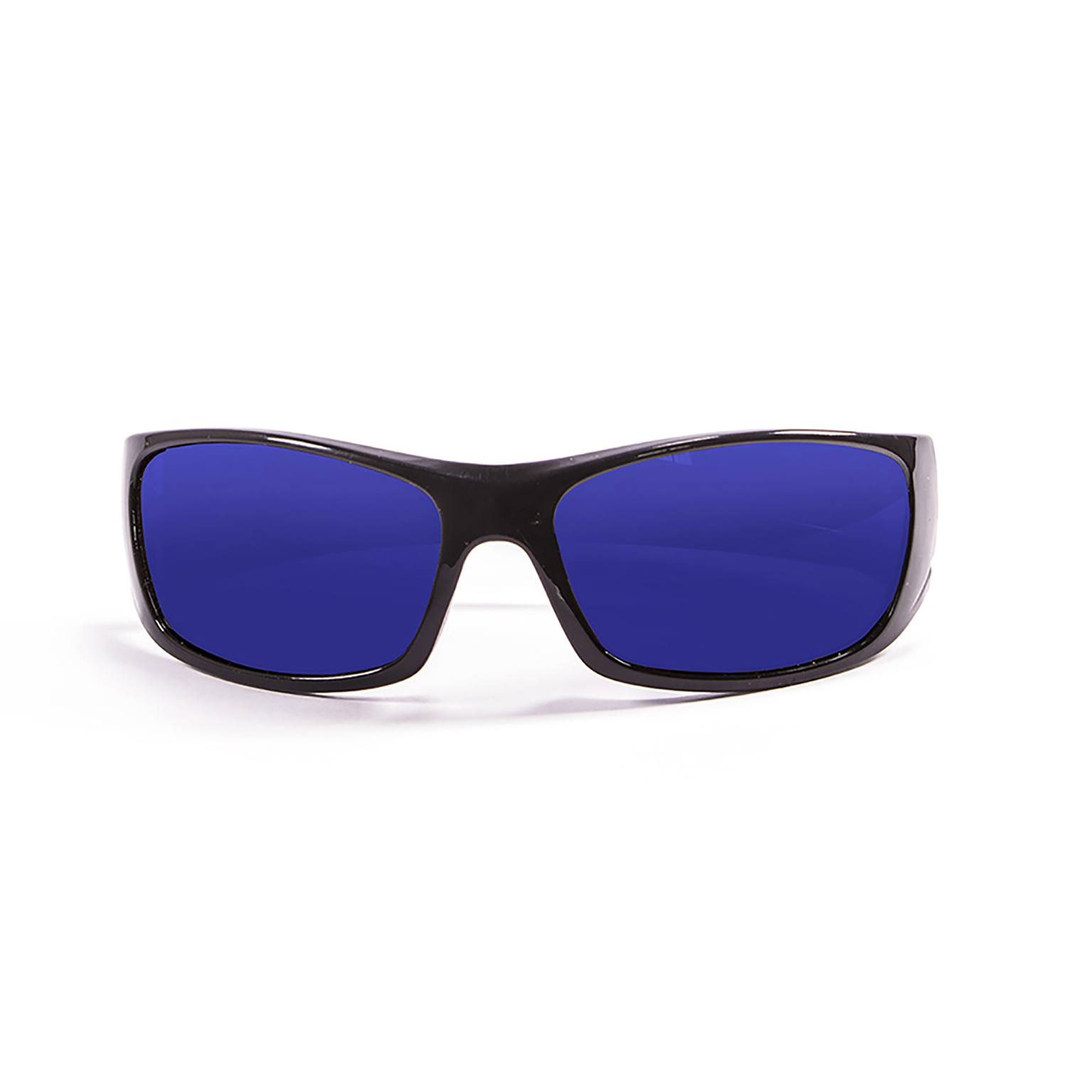 Купить Спортивные очки Ocean Bermuda Черные/Зеркально-синие линзы 7ft.ru в интернет магазине Семь Футов