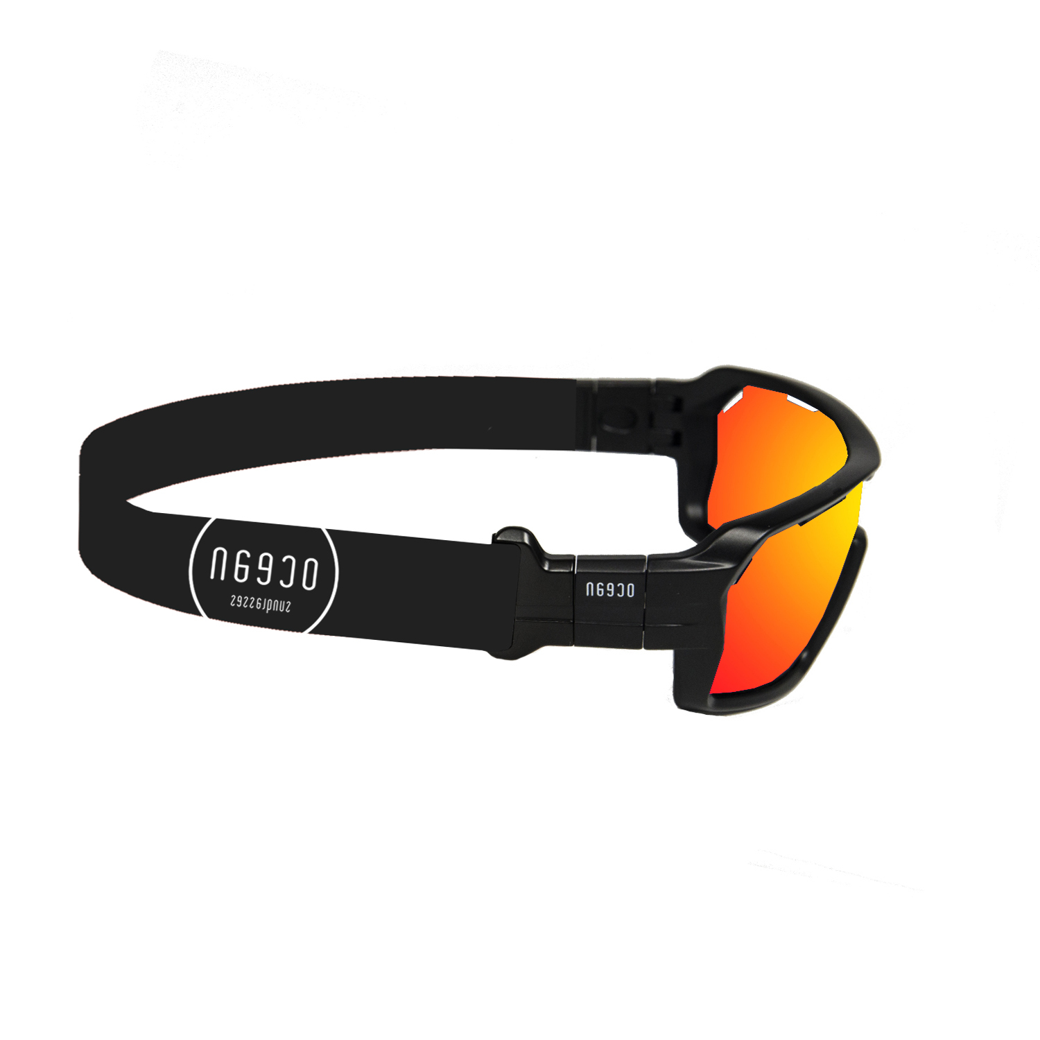 Купить Спортивные очки с диоптриями OCEAN Chameleon Black / Revo Orange Polarized lenses, rx-687/3703.1 7ft.ru в интернет магазине Семь Футов