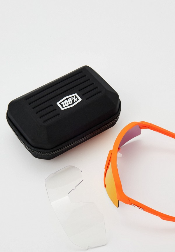 Купить Спортивные очки с диоптриями 100% S3 / Soft Tact Neon Orange / HiPER Red Multilayer Mirror Lens, rx-056/60005-00008 7ft.ru в интернет магазине Семь Футов
